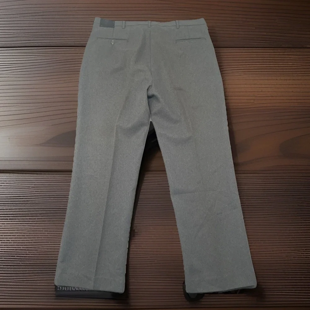 Vintage 70s Levi's Panatela Sportswear 2‎ Piece Leisure Suit 44R Gray 38x30